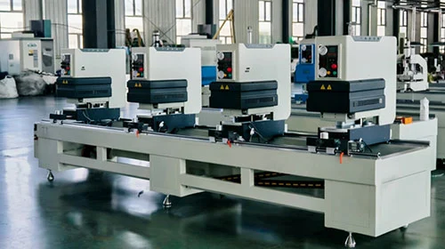 PVC UPVC Colorful Windows Profile Seamless Welding Machines with 4 Heads